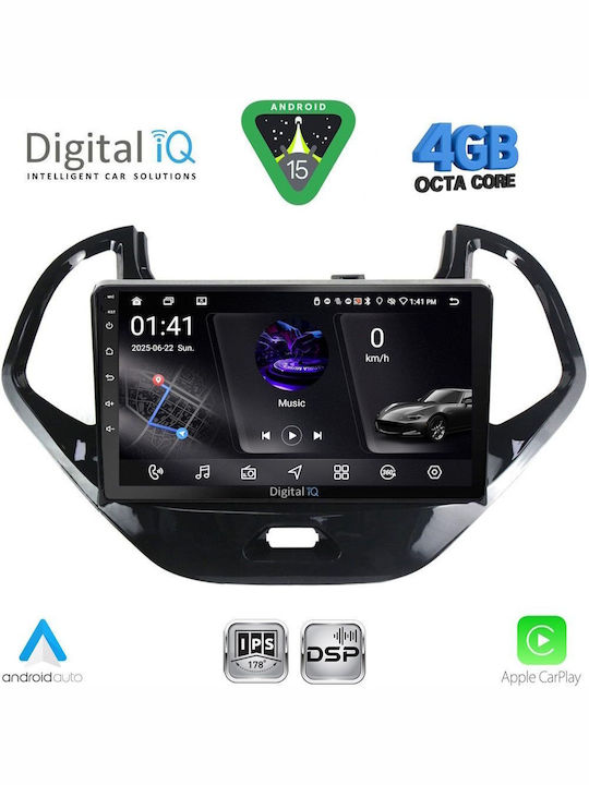 Digital IQ Car Audio System for Ford Mondeo 2011-2013 with Clima (Bluetooth/USB/WiFi/GPS/Apple CarPlay/Android Auto) with 10" Touch Screen