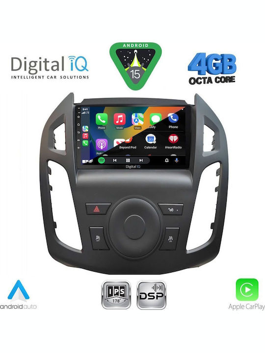 Digital IQ Car Audio System for Ford Transit Connect 2013-2018 (Bluetooth/USB/WiFi/GPS/Apple CarPlay/Android Auto) with 9" Touch Screen