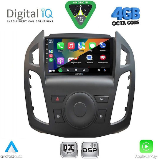 Digital IQ Ηχοσύστημα Αυτοκινήτου για Ford Transit Connect 2013-2018 (Bluetooth/USB/WiFi/GPS/Apple-Carplay/Android-Auto) με Οθόνη Αφής 9"