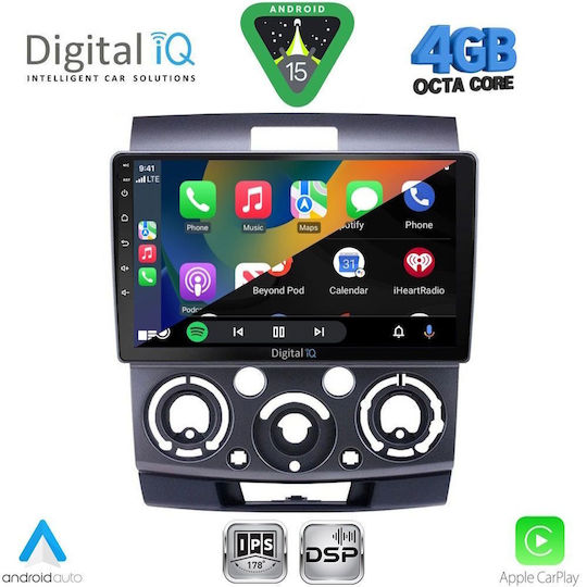 Digital IQ Ηχοσύστημα Αυτοκινήτου για Ford Transit Custom / Tourneo Custom 2013-2019 (Bluetooth/USB/WiFi/GPS/Apple-Carplay/Android-Auto) με Οθόνη Αφής 9"