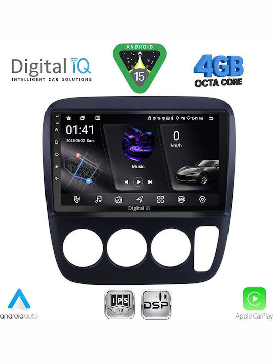 Digital IQ Car Audio System for Honda Civic 2012-2016 Bluetooth USB WiFi GPS Apple CarPlay Android Auto with 9" Touch Screen