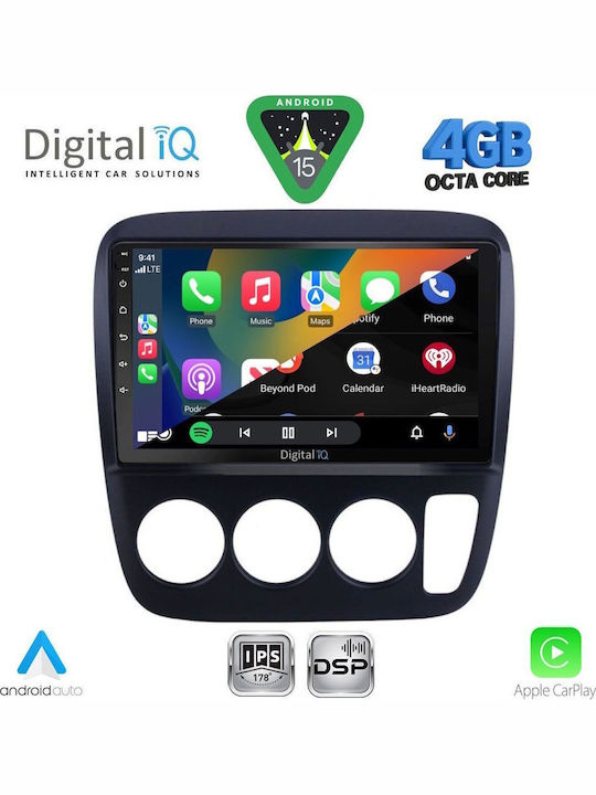 Digital IQ Car Audio System for Honda Civic 2012-2016 Bluetooth USB WiFi GPS Apple CarPlay Android Auto with 9" Touch Screen