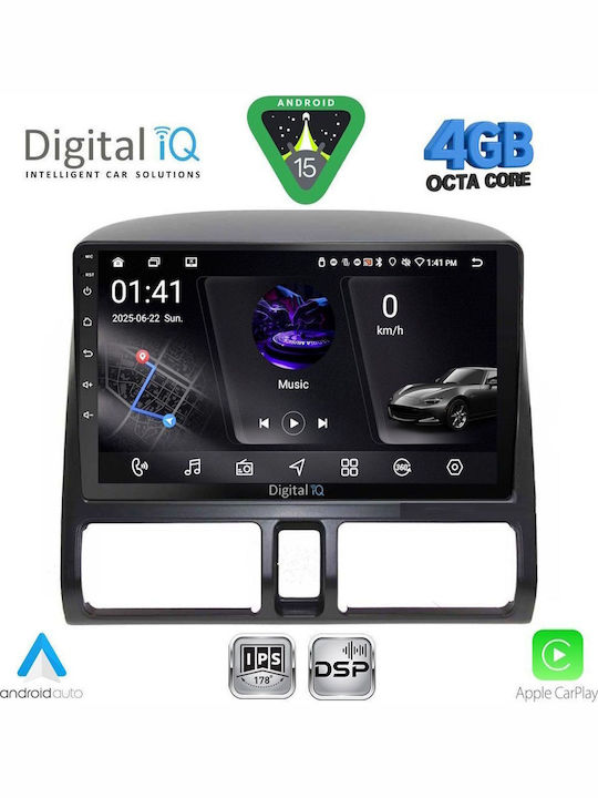 Digital IQ Car Audio System for Honda Civic 2012-2016 Bluetooth USB WiFi GPS Apple CarPlay Android Auto with 9" Touch Screen