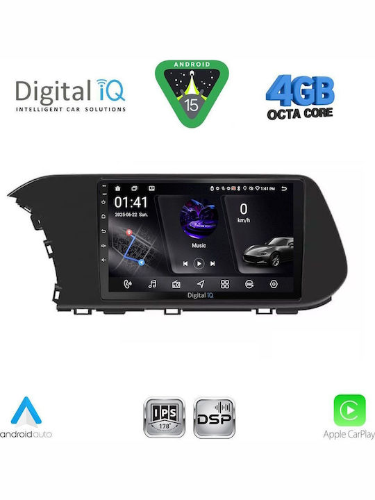 Digital IQ Ηχοσύστημα Αυτοκινήτου για Honda Jazz 2008-2012 (Bluetooth/USB/WiFi/GPS/Apple-Carplay/Android-Auto) με Οθόνη Αφής 10"