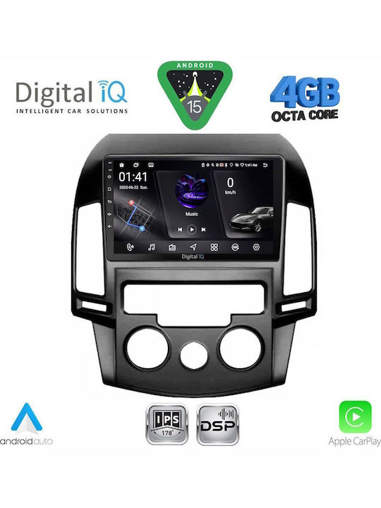 Digital IQ Car Audio System for Hyundai i20 2018-2021 Bluetooth USB WiFi GPS Apple CarPlay Android Auto with 9" Touch Screen