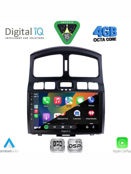 Digital IQ Car Audio System for Hyundai i20 2018-2021 Bluetooth USB WiFi GPS Apple CarPlay Android Auto with 9" Touch Screen