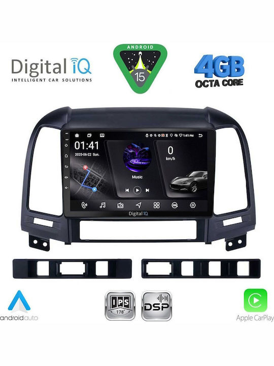 Digital IQ Car Audio System for Hyundai Kona 2017-2023 (Bluetooth/USB/WiFi/GPS/Apple CarPlay/Android Auto) with 10" Touch Screen