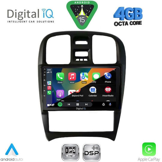 Digital IQ Ηχοσύστημα Αυτοκινήτου για Hyundai Sonata 2000-2006 (Bluetooth/USB/WiFi/GPS/Apple-Carplay/Android-Auto) με Οθόνη Αφής 9"
