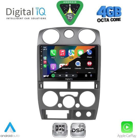 Digital IQ Ηχοσύστημα Αυτοκινήτου Isuzu D-Max 2002-2008 (Bluetooth/USB/WiFi/GPS/Apple-Carplay/Android-Auto) με Οθόνη Αφής 9"