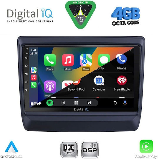 Digital IQ Ηχοσύστημα Αυτοκινήτου Isuzu D-Max 2002-2008 (Bluetooth/USB/WiFi/GPS/Apple-Carplay/Android-Auto) με Οθόνη Αφής 9"