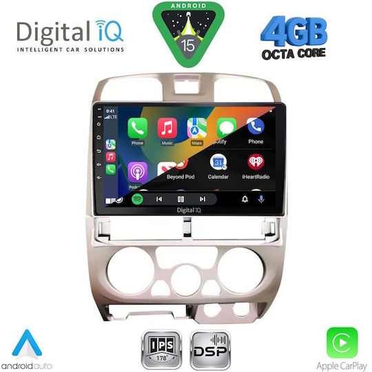 Digital IQ Car Audio System Isuzu D-Max 2002-2008 Bluetooth USB WiFi GPS Apple CarPlay Android Auto with 9" Touch Screen