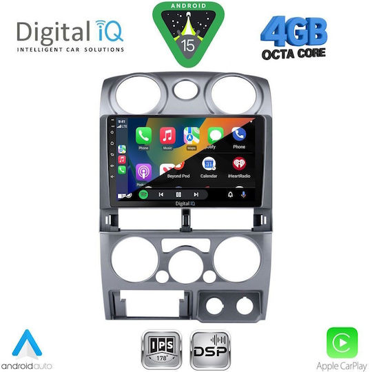 Digital IQ Ηχοσύστημα Αυτοκινήτου Isuzu D-Max 2008-2012 (Bluetooth/USB/WiFi/GPS/Apple-Carplay/Android-Auto) με Οθόνη Αφής 9"