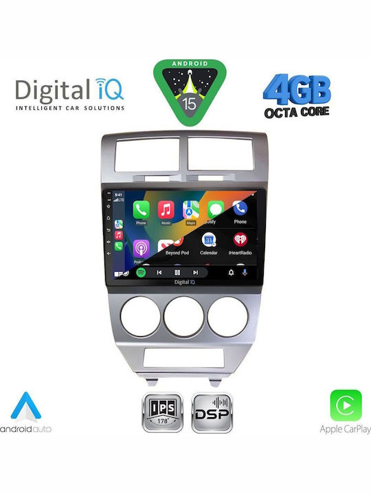 Digital IQ Car Audio System Dodge Caliber 2006-2012 Bluetooth USB WiFi GPS Apple CarPlay Android Auto with 10" Touch Screen