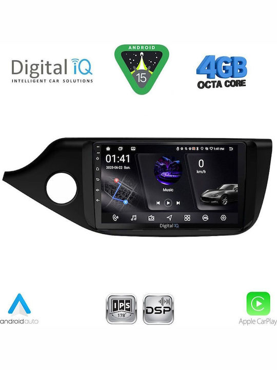 Digital IQ Car Audio System for Kia Ceed 2006-2009 Bluetooth USB WiFi GPS Apple CarPlay Android Auto with 9" Touch Screen