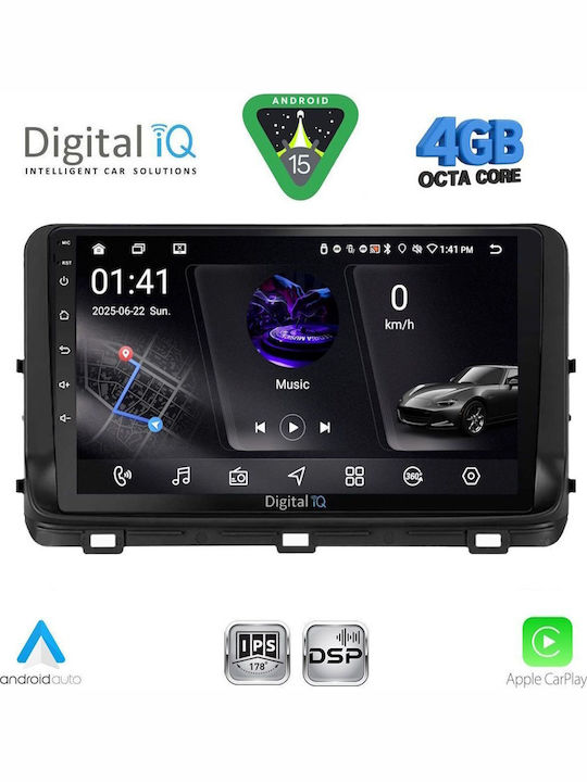 Digital IQ Car Audio System for Kia Ceed 2006-2009 Bluetooth USB WiFi GPS Apple CarPlay Android Auto with 9" Touch Screen