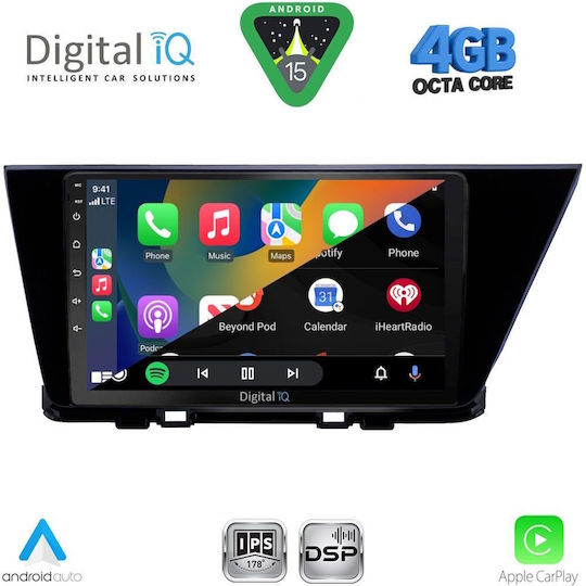 Digital IQ Ηχοσύστημα Αυτοκινήτου για Kia Ceed 2006-2009 (Bluetooth/USB/WiFi/GPS/Apple-Carplay/Android-Auto) με Οθόνη Αφής 9"