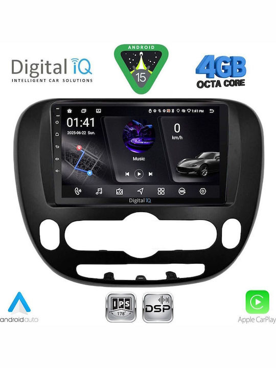 Digital IQ Auto-Audiosystem für Kia Seele 2008-2013 mit Touchscreen 9"