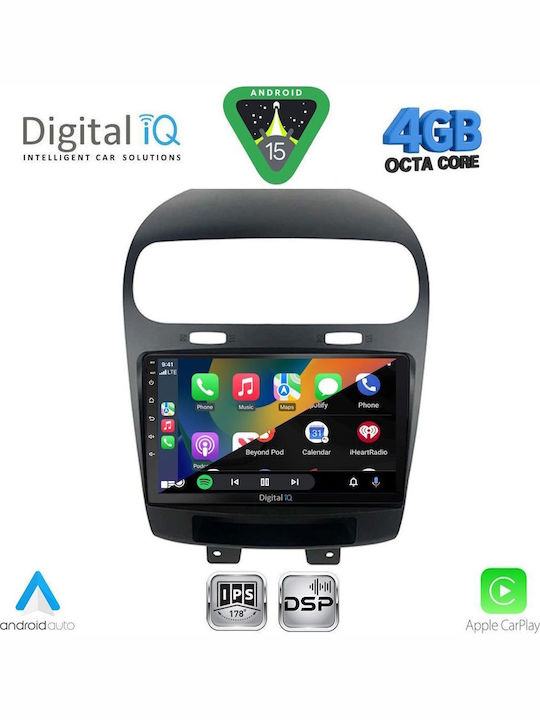 Digital IQ Car Audio System for Fiat Ducato 2006-2011 Bluetooth USB WiFi GPS Apple CarPlay Android Auto with 9" Touch Screen