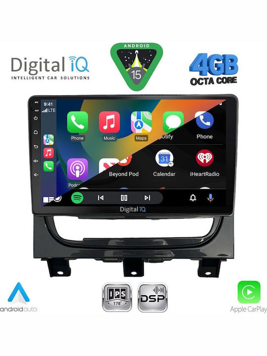 Digital IQ Car Audio System for Fiat Ducato 2006-2011 Bluetooth USB WiFi GPS Apple CarPlay Android Auto with 9" Touch Screen