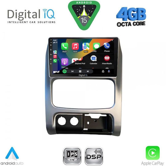 Digital IQ Car Audio System for Jeep Cherokee / Liberty 2002-2007 (Bluetooth/USB/WiFi/GPS/Apple CarPlay/Android Auto) with 9" Touch Screen