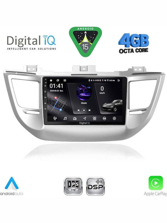 Digital IQ Ηχοσύστημα Αυτοκινήτου για Hyundai Matrix 2001-2010 (Bluetooth/USB/WiFi/GPS/Apple-Carplay/Android-Auto) με Οθόνη Αφής 9"