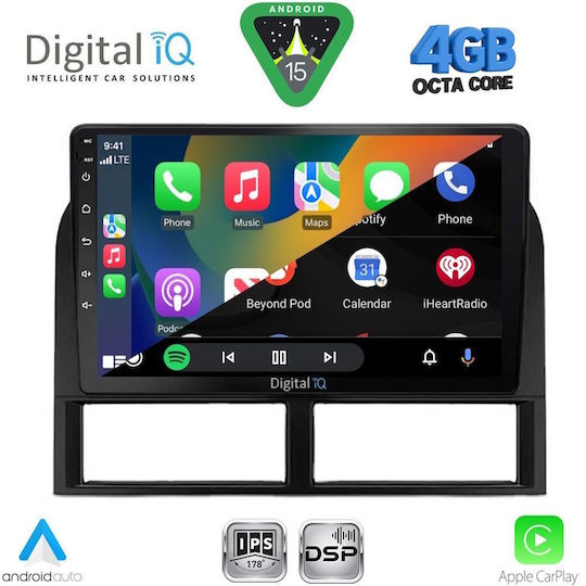 Digital IQ Car Audio System for Jeep Grand Cherokee 1999-2004 Bluetooth USB WiFi GPS Apple CarPlay Android Auto with 9" Touch Screen