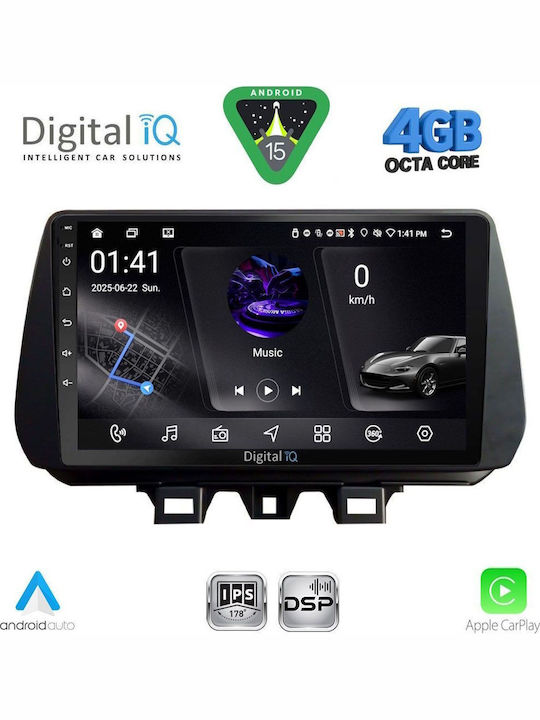 Digital IQ Ηχοσύστημα Αυτοκινήτου για Hyundai Matrix 2001-2010 (Bluetooth/USB/WiFi/GPS/Apple-Carplay/Android-Auto) με Οθόνη Αφής 9"