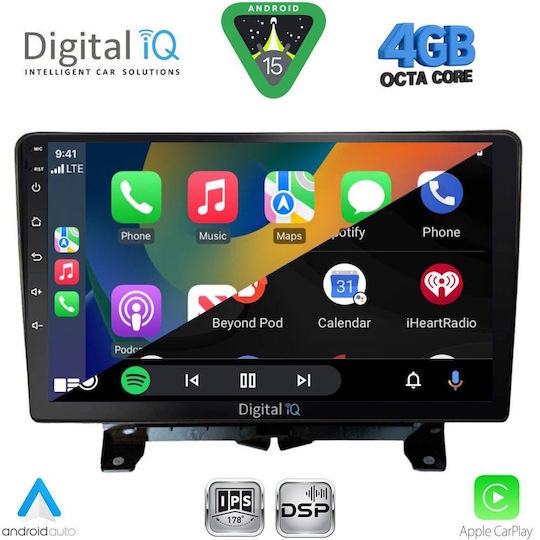 Digital IQ Car Audio System for Land Rover Discovery / Range Rover Sport 2004-2009 Bluetooth USB WiFi GPS Apple CarPlay Android Auto with 9" Touch Screen