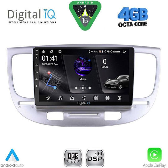 Digital IQ Ηχοσύστημα Αυτοκινήτου για Kia Picanto 2021 (Bluetooth/USB/WiFi/GPS/Apple-Carplay/Android-Auto) με Οθόνη Αφής 9"