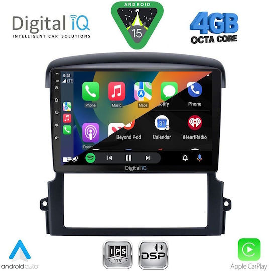 Digital IQ Ηχοσύστημα Αυτοκινήτου για Kia Picanto 2021 (Bluetooth/USB/WiFi/GPS/Apple-Carplay/Android-Auto) με Οθόνη Αφής 9"