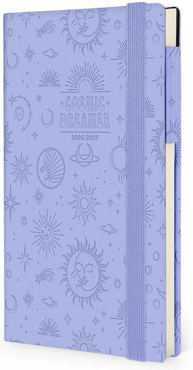 Legami Milano Εβδομαδιαία Ατζέντα 2026/27 Cosmic Lilac 12x18εκ.
