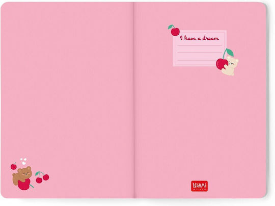 Legami Milano Εβδομαδιαία Ατζέντα 2026/27 Teddy Bear Cherry Pink 12x18εκ.