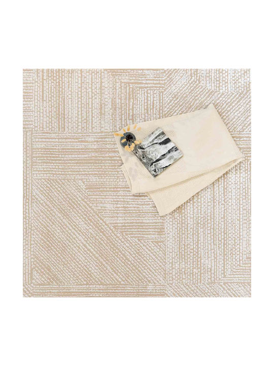 Ezzo Carlota E703b1w Runner Rug Beige 80x200cm