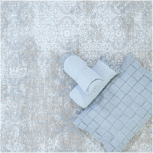 Ezzo Venice 9118acd Wohnzimmer Teppich Ecru 80x300cm