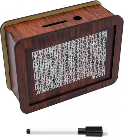 Hölzernes Sparbüchse Mit Markierungsstift 17x12.5x6.5 Cm — 10000€