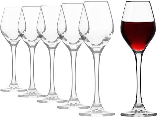 Krosno Set Gläser Likör Kelch Glas 60ml 6 Stück