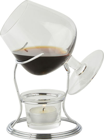 Barcraft Glass of Wine Goblet Glass Silver 350ml