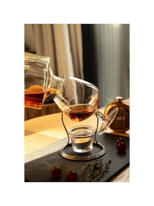 Barcraft Barcraft Cocktail/Trinken Glas aus Glas in Silber Farbe Kelch 350ml