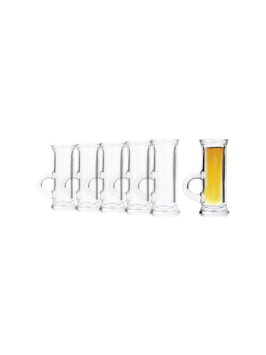 Borgonovo Borgonovo Set Brillen aus Glas 45ml 6 Stück