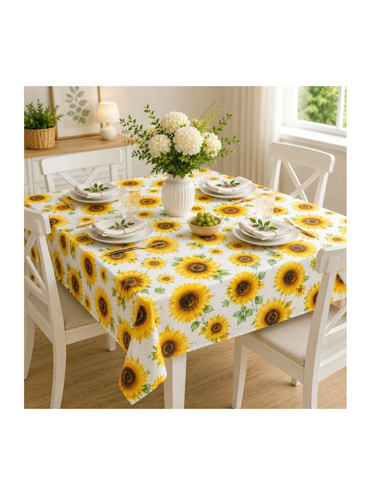 Pucioasa Față De Masă Bumbac Sunflower 120x160cm