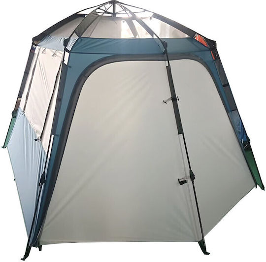 Panda Beaver Αυτόματη Σκηνή Camping Μπλε 3 Εποχών για 3 Άτομα 220x220x170εκ.