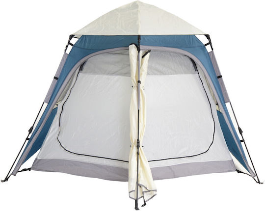 Panda Beaver Αυτόματη Σκηνή Camping Μπλε 3 Εποχών για 3 Άτομα 220x220x170εκ.