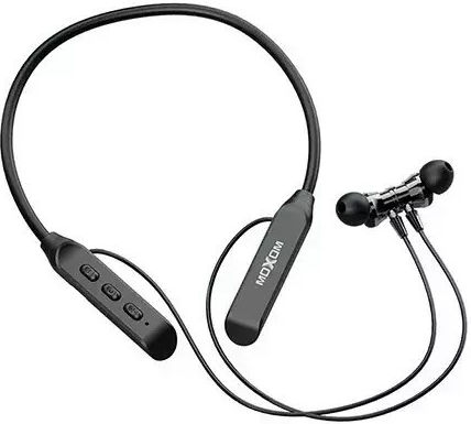 Moxom MX-WL50 In-ear Bluetooth Handsfree Ακουστικά με Αντοχή στον Ιδρώτα Μαύρα