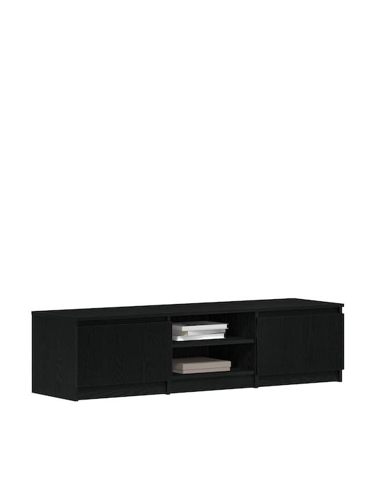 Dulap TV Negru 140x40x36cm