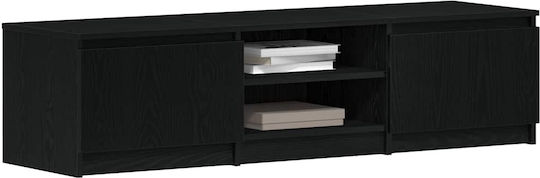 Dulap TV Negru 140x40x36cm