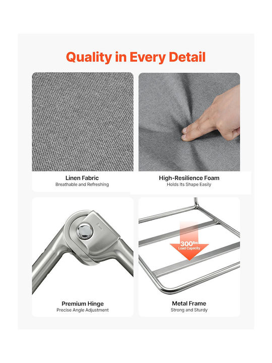 Multifunctional Bean Bag Chair Gray