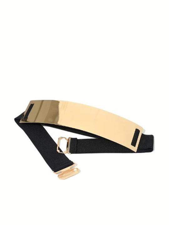 Wide Women's Belt Gold
