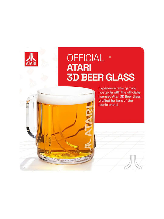 Thumbs Up Thumbs Up Bier Kelch aus Glas in Goldfarbe 600ml