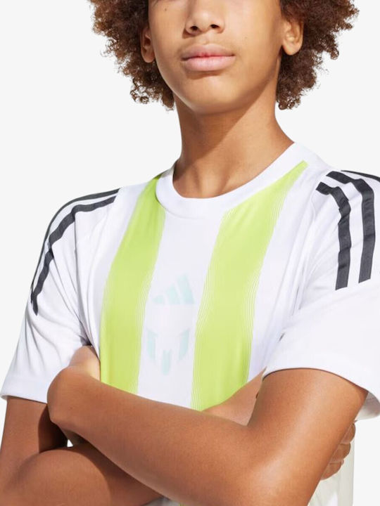 Kinderoberteile T-Shirt Weiß Messi Training