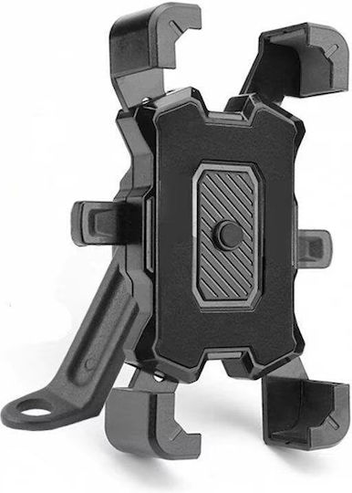 Suport Telefon Motocicletă Scuter Rotire 360° Prindere Oglindă Negru